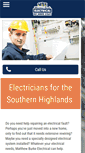 Mobile Screenshot of matthewburkeelectrical.com.au